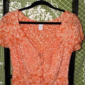 Nomadic Traders Vintage 90s Mixed Print Rayon Blouse